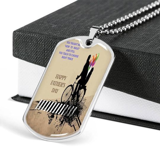 Father Are Always Softest Dog Tag Necklace Gift For Dad