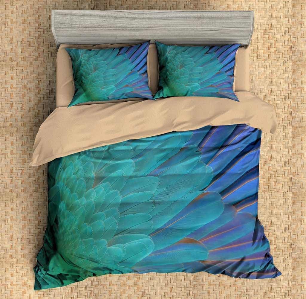 Feathers 10 3D Customized Duvet Cover Bedding Set