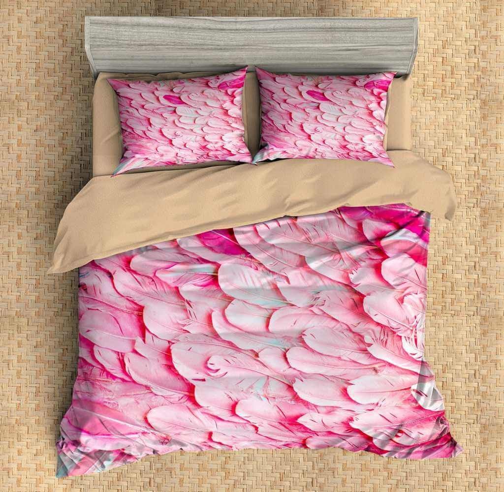 Feathers 3D Customized Duvet Cover Bedding Set