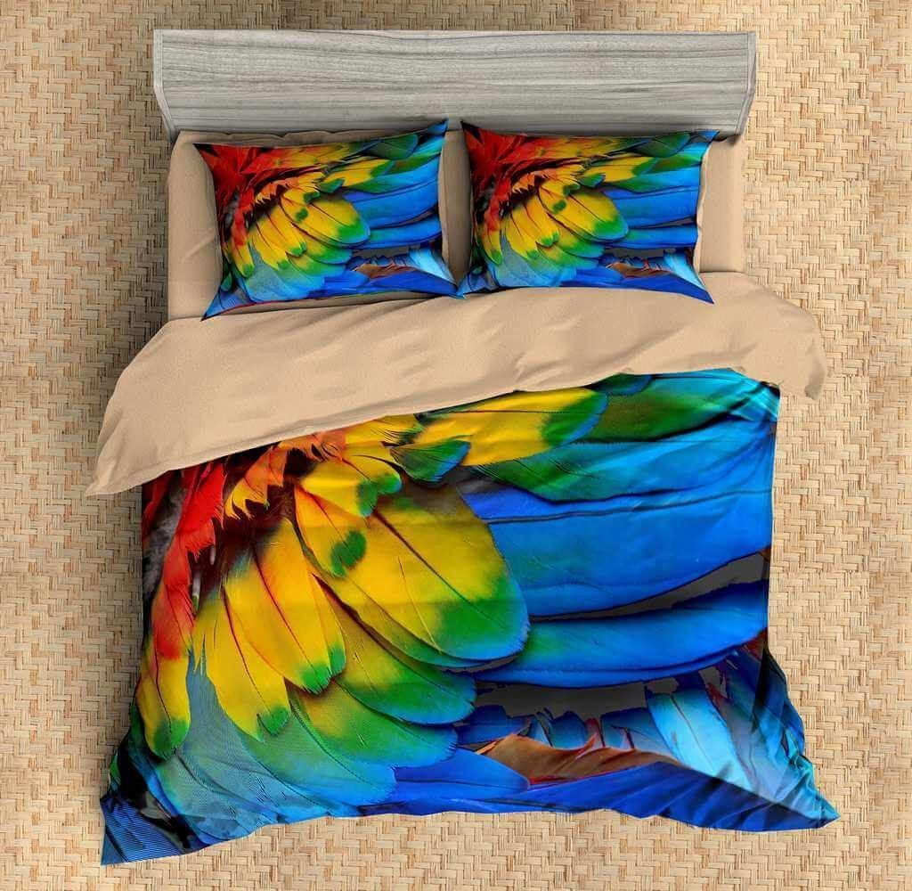 Feathers 3D Customized Duvet Cover Bedding Set