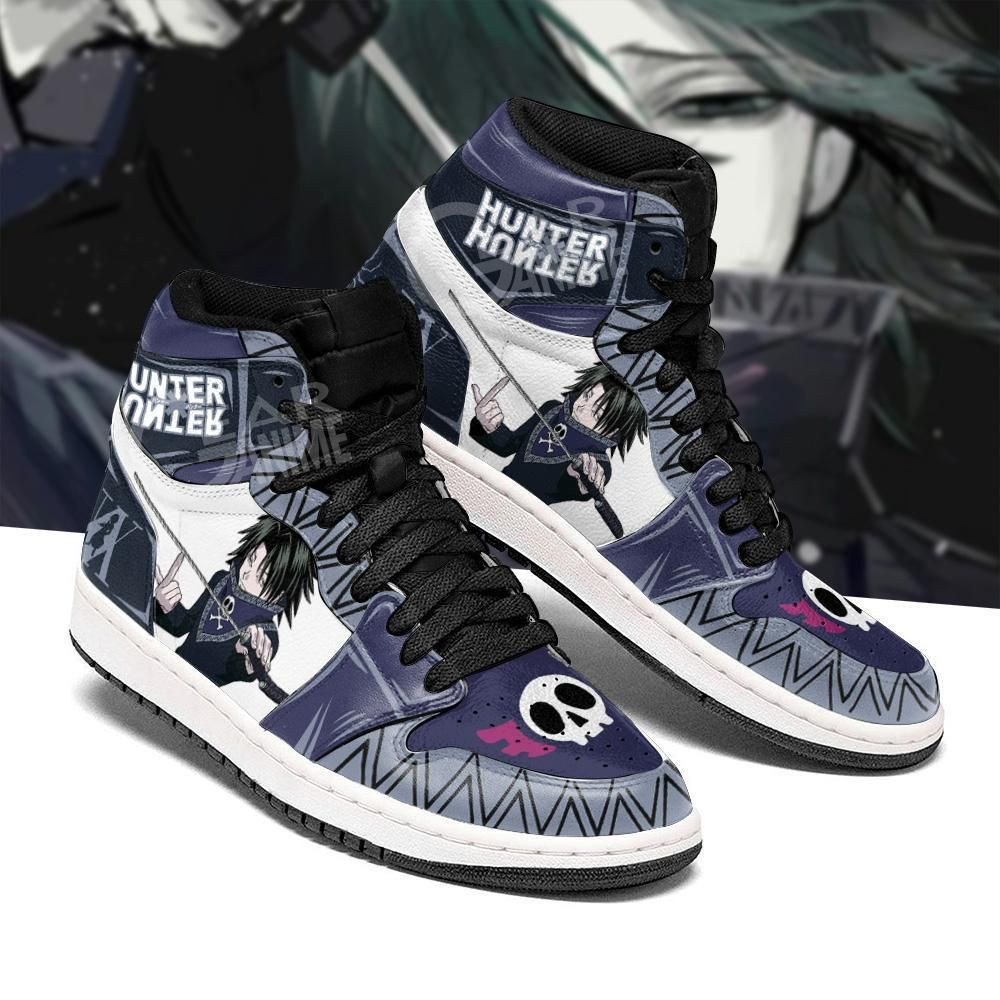 Feitan Hunter X Hunter Anime 1 High Top Air Jordan Sneaker, Air Jordan Hightop