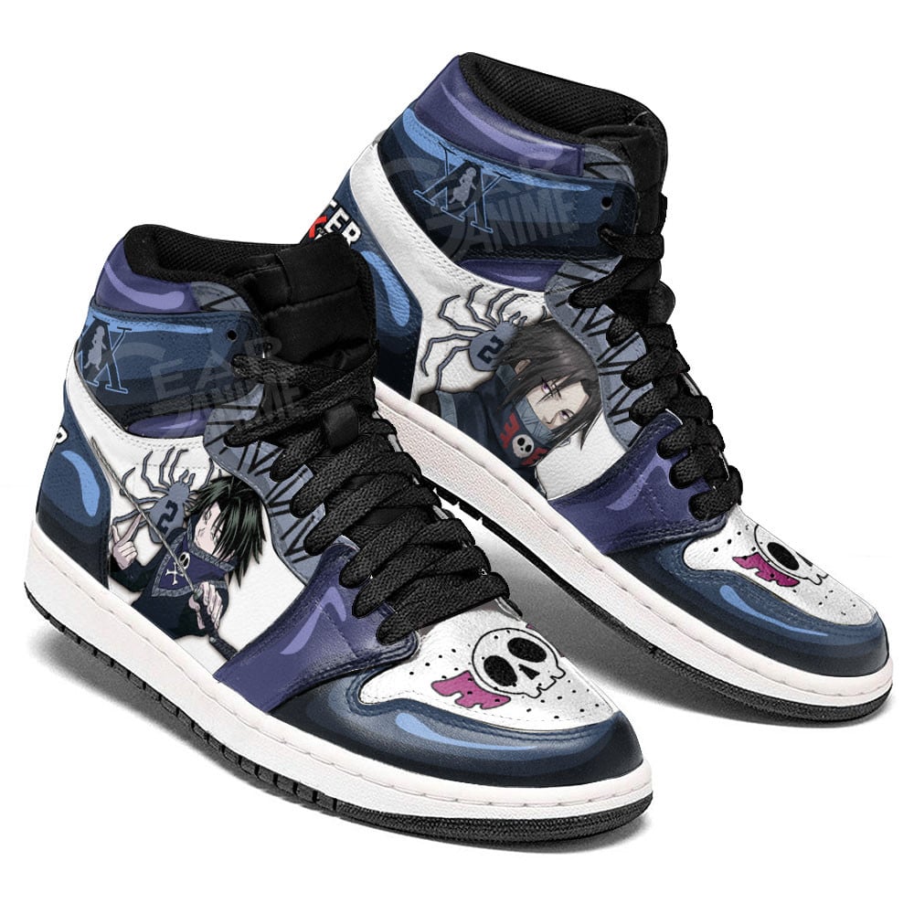 Feitan JD1s Sneakers Phantom Troupe Hunter X Hunter Anime Shoes, Air Jordan Hightop