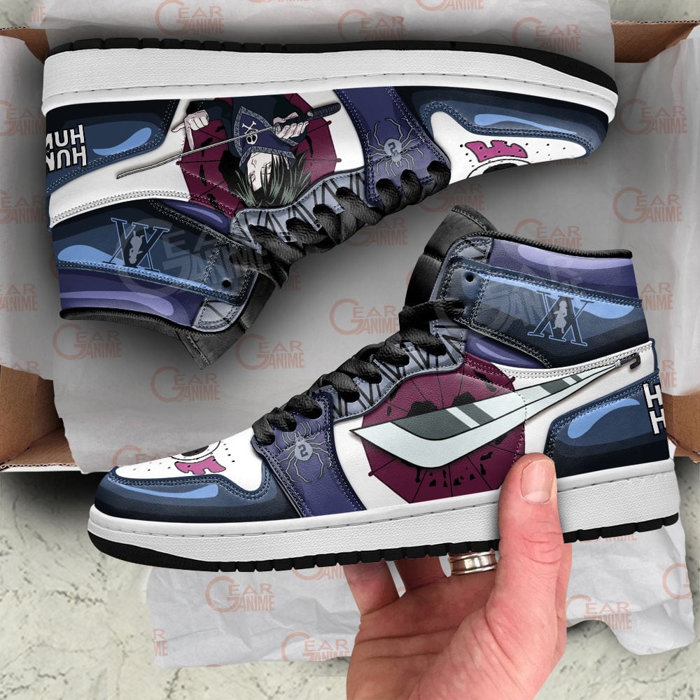 Feitan Portor JD1s Sneakers Hunter X Hunter Anime Shoes, Air Jordan Hightop