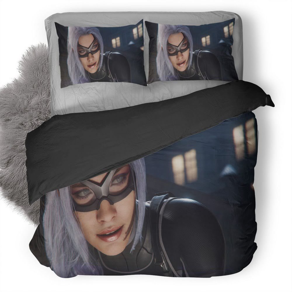 Felicia Hardy As Black Cat Spider-Man 3D Customized Duvet Cover Bedding Set
