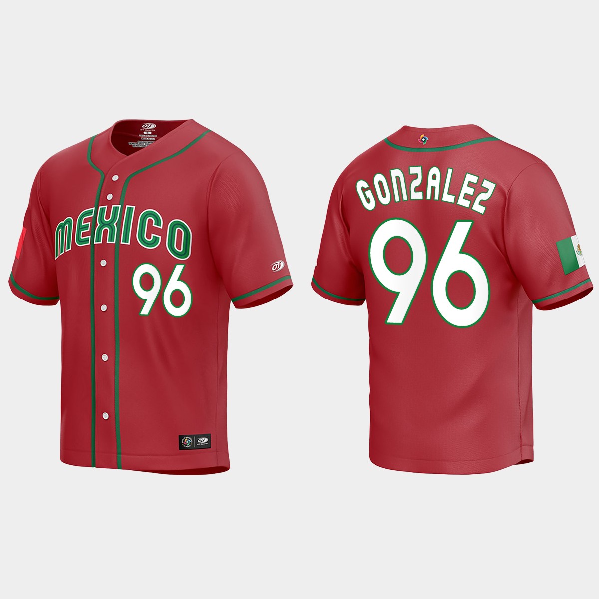 Felipe Gonzalez Mexico 2023 World Classic Jersey - Red