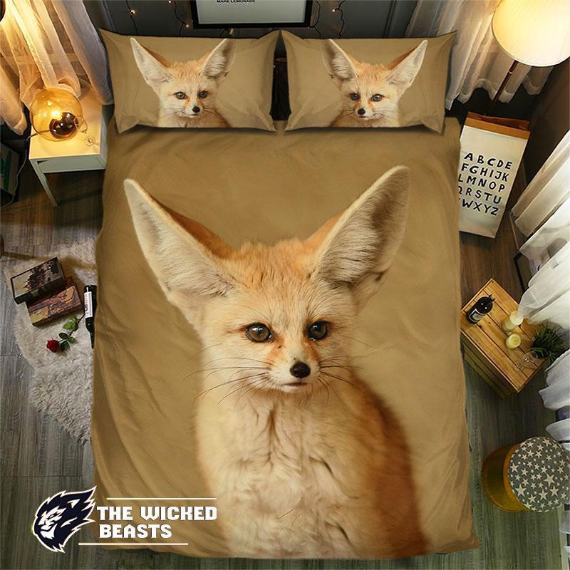 Fennic Fox 3D Customized Duvet Cover Bedding Set