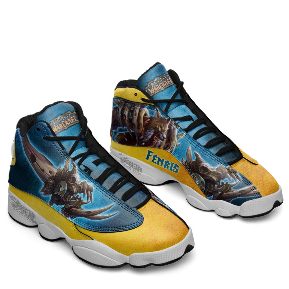 Fenris JD13 Sneakers World Of Warcraft Custom Shoes For Fans