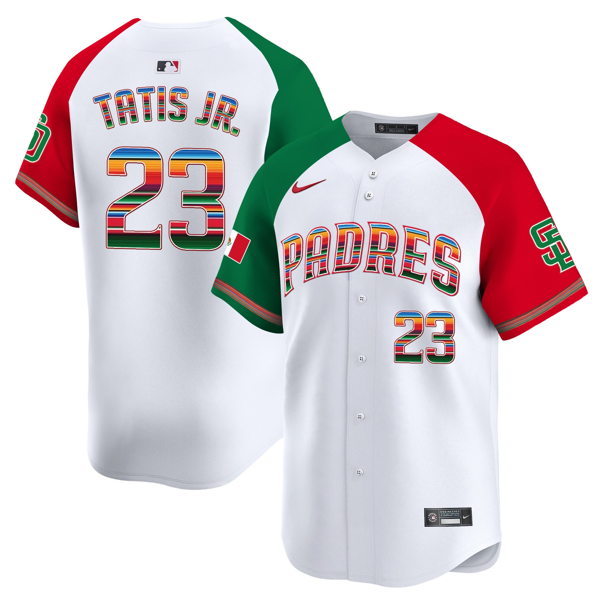Fernando Tatis Jr. Men's San Diego Padres Mexico Premier Limited Alternate Jersey - All Stitched