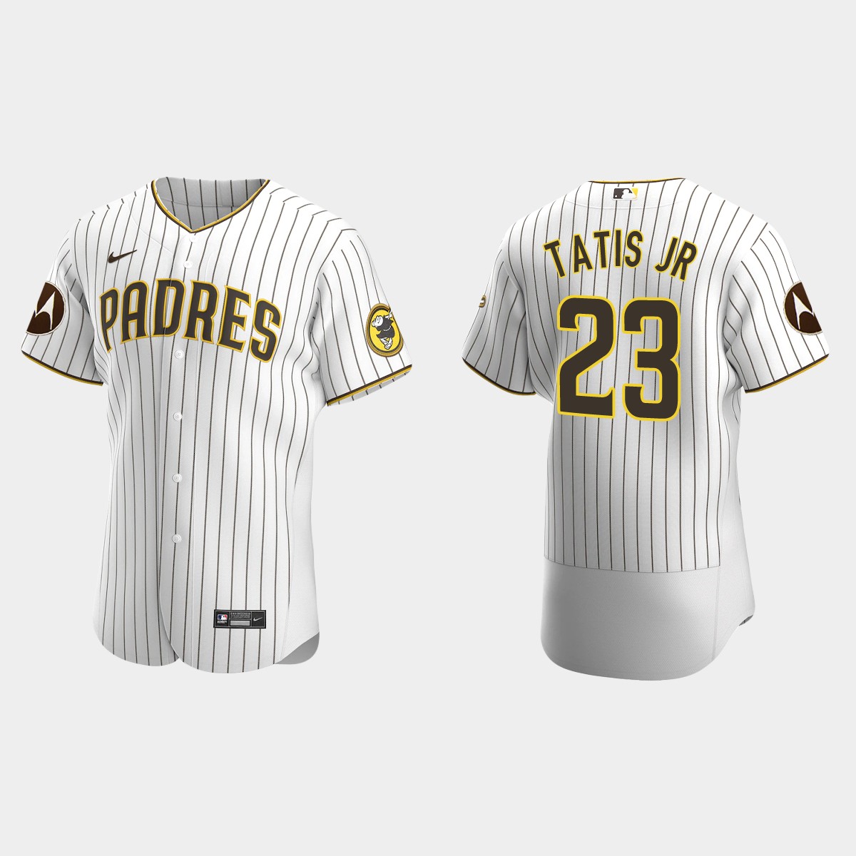 Fernando Tatis Jr. San Diego Padres 2023 Motorola Patch Jersey - White