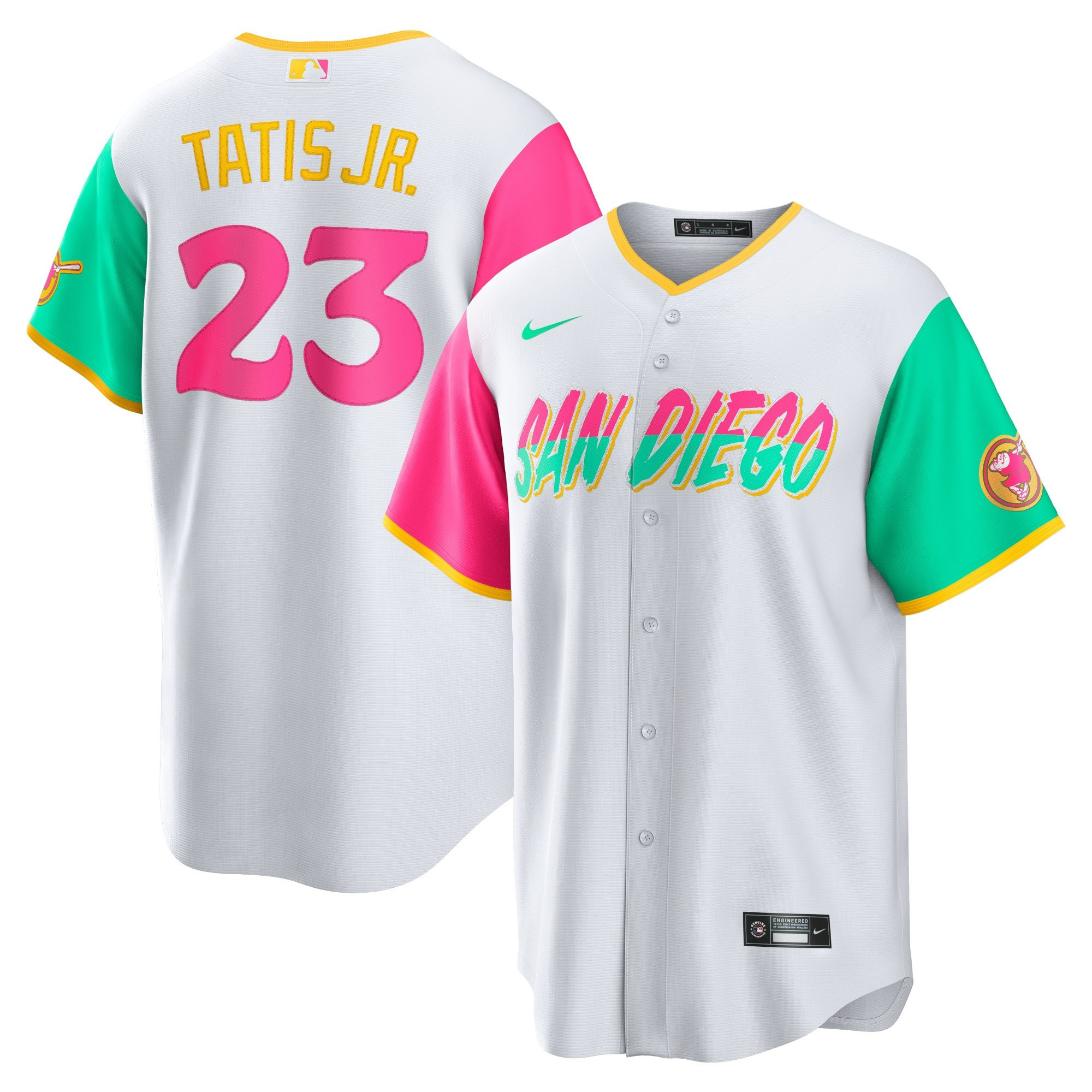 Fernando Tatis Jr. San Diego Padres City Connect Cool Base Jersey - All Stitched