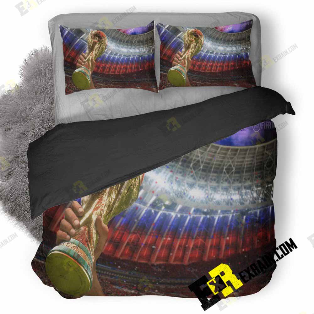 Fifa 18 Trophy T 3D Customized Duvet Cover Bedding Set