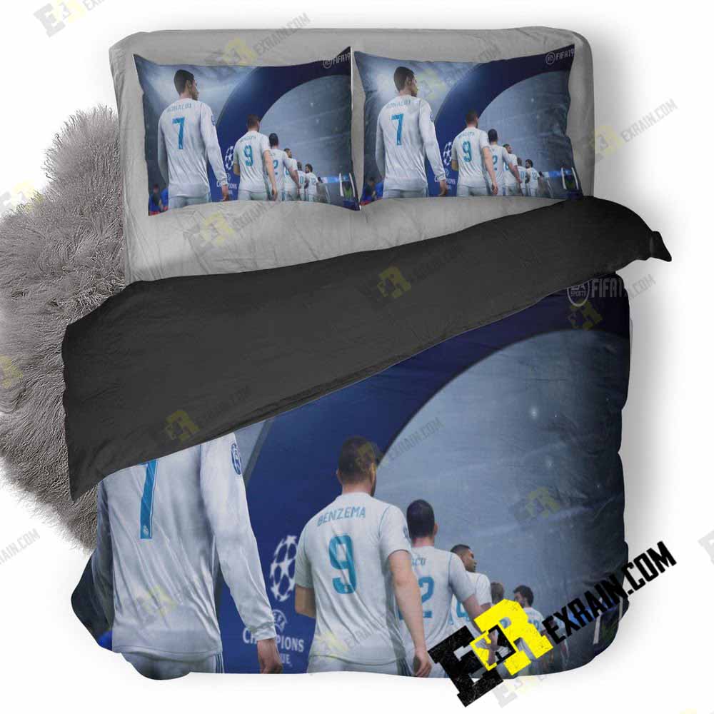 Fifa 19 Ronaldo Gp 3D Customized Duvet Cover Bedding Set