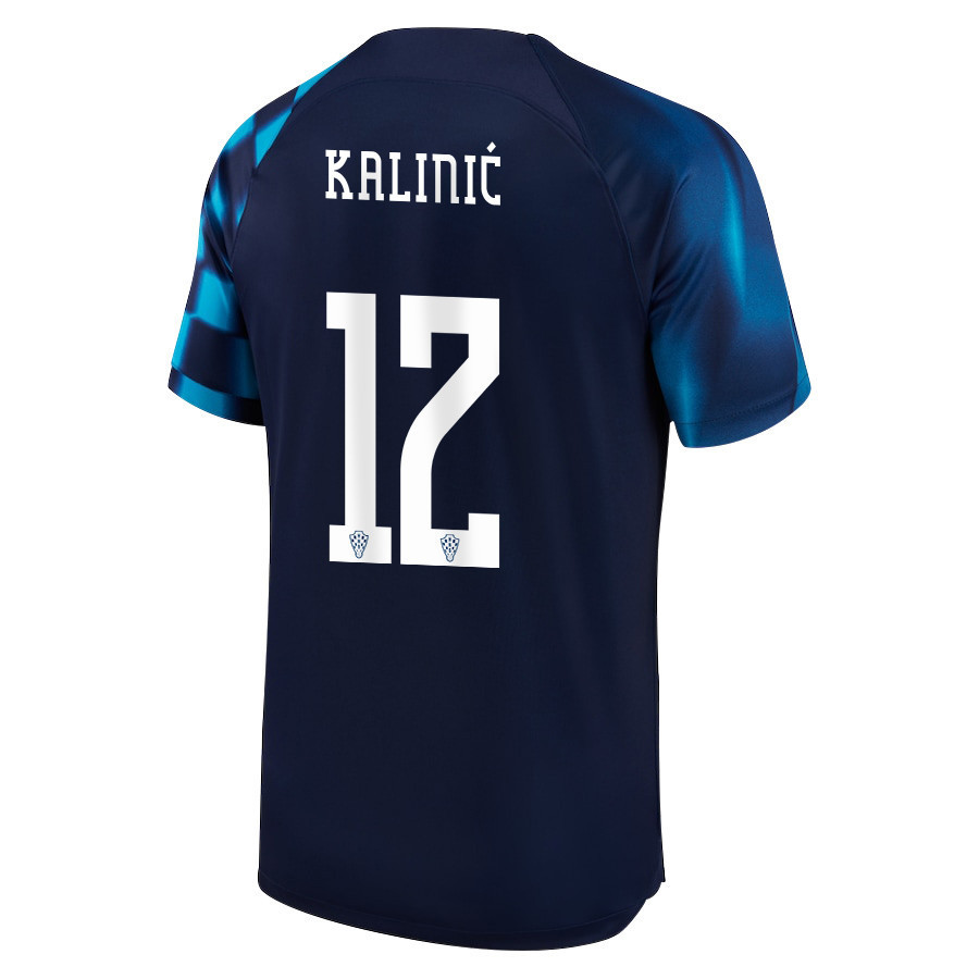 FIFA World Cup Qatar 2022 Croatia National Team Lovre Kalinic 12 – Away Men Soccer Jersey With Patch