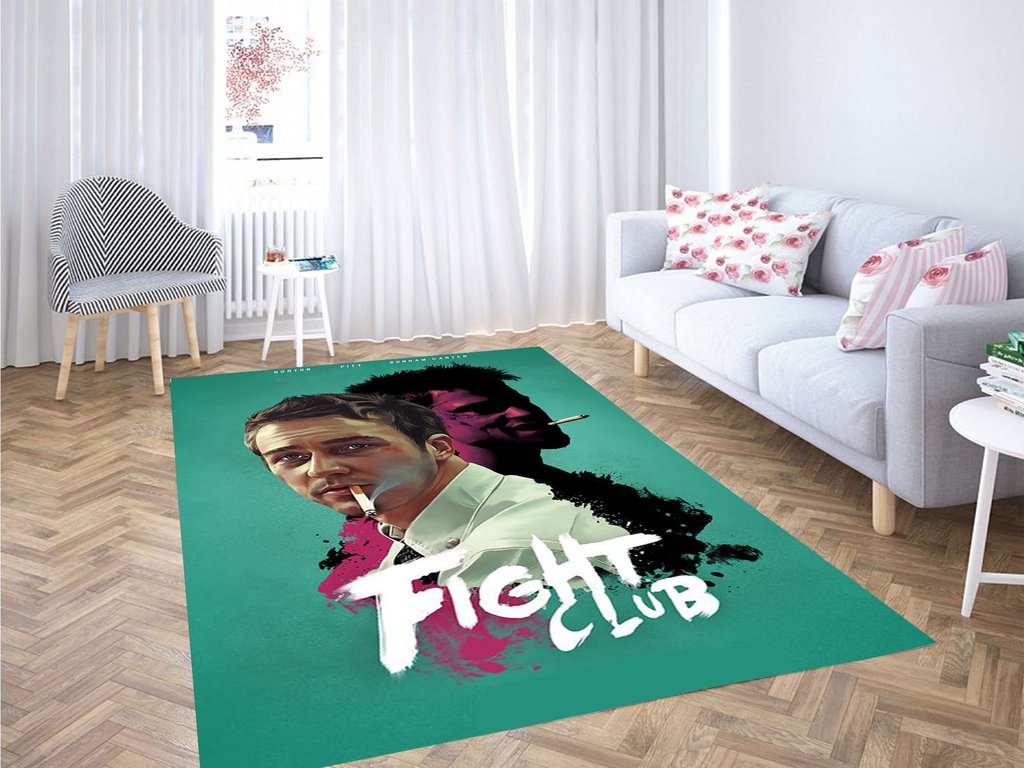 Fight Club Living Room Modern Carpet Rectangle Rug