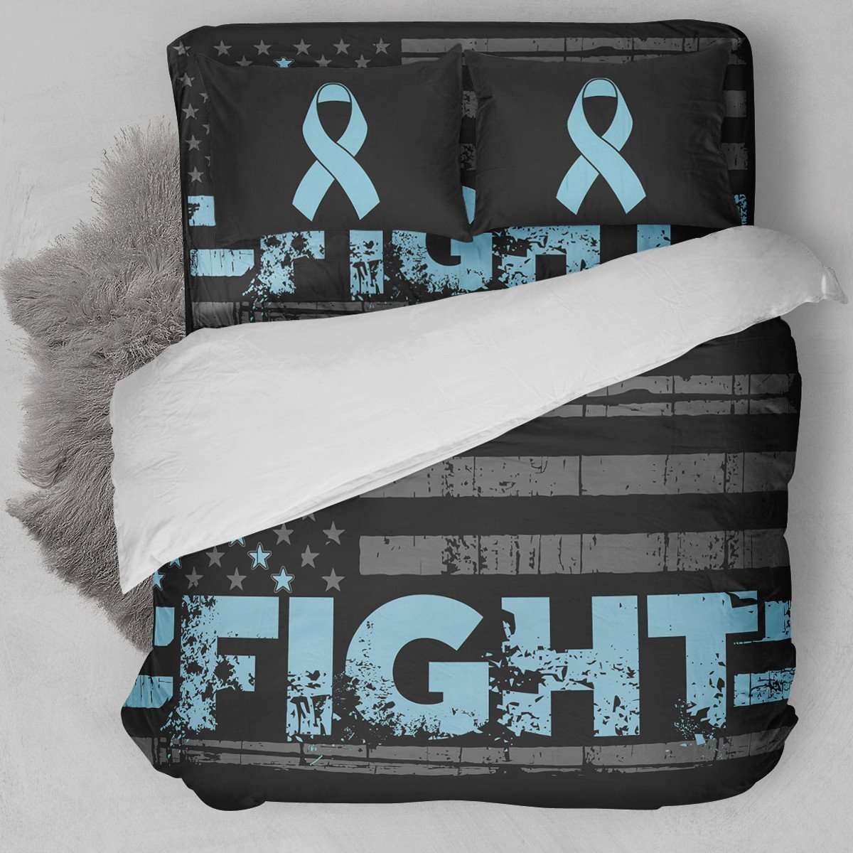 Fight Prostate Cancer Duvet Cover Bedding Set