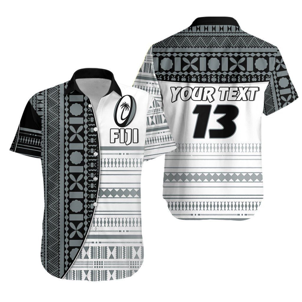 Fiji Rugby Hawaiian Aloha Shirt Impressive Version Custom Text And Number Hawaiian Beach