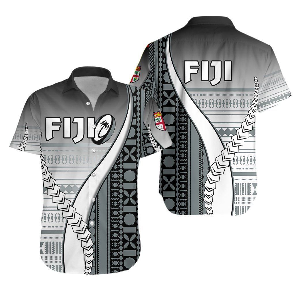 Fiji Rugby Hawaiian Shirt Confident Polynesian