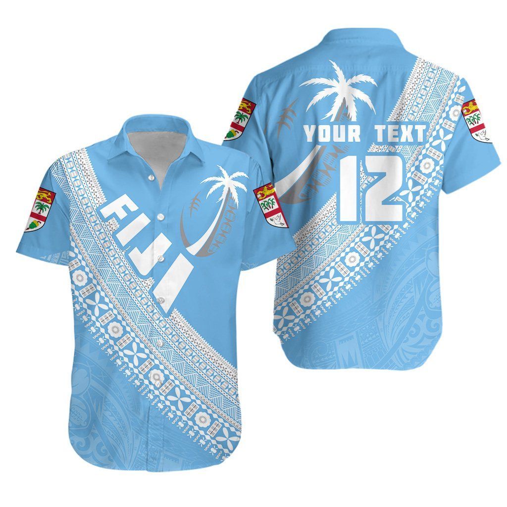 Fiji Rugby Hawaiian Shirt Version Style You Win Blue Th12
