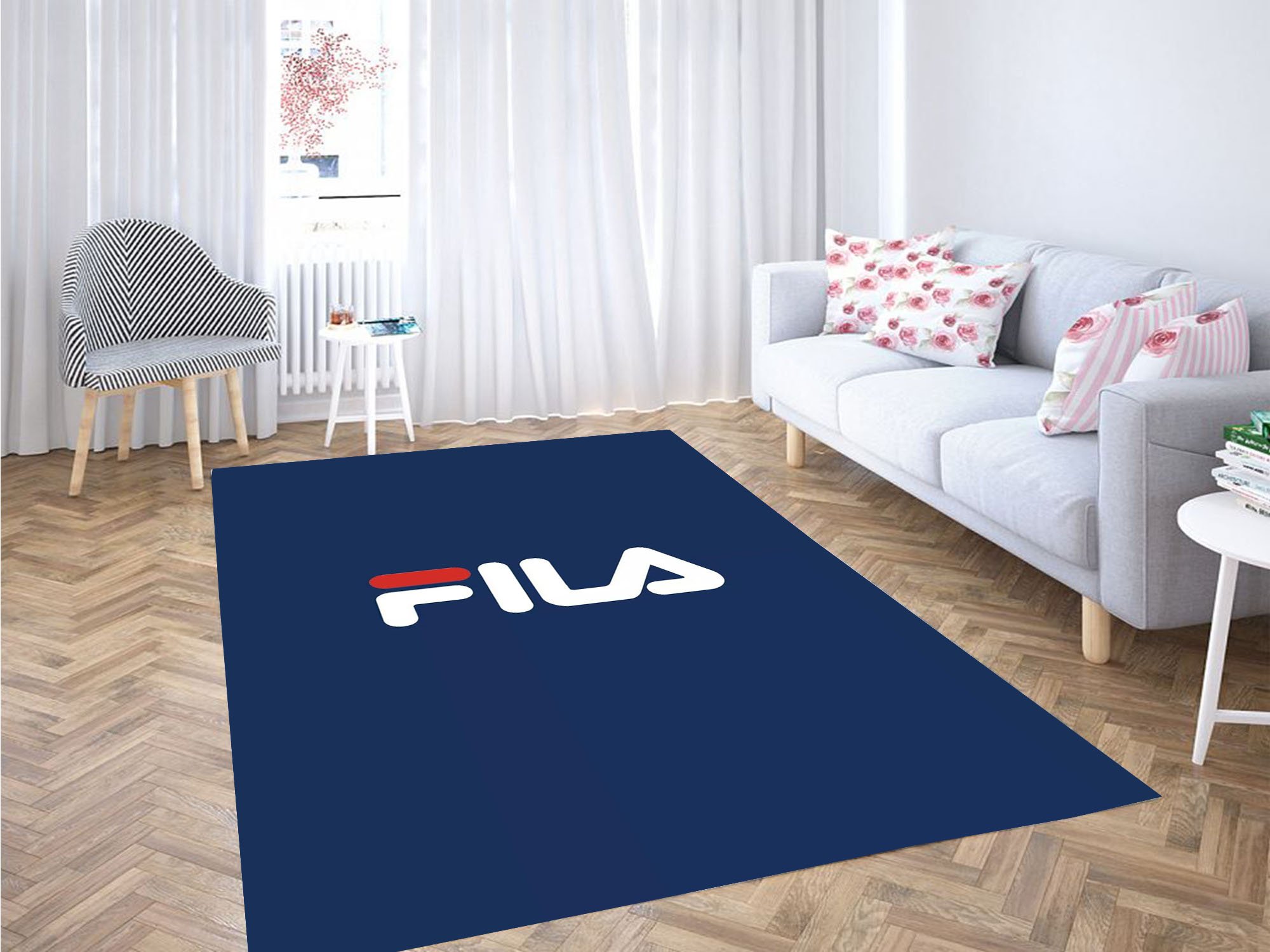 Fila Logo Carpet Rectangle Rug