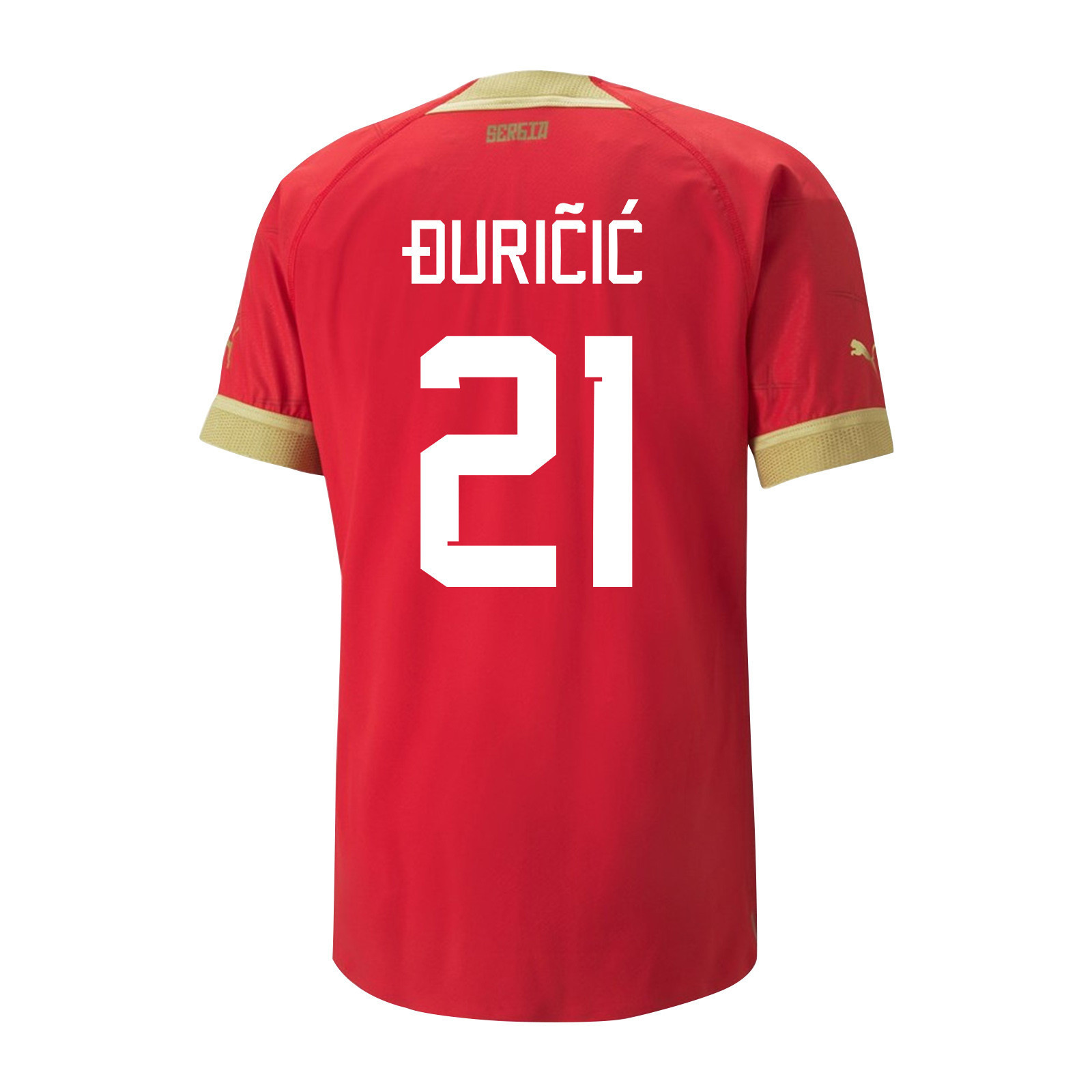 Filip Djuricic 21 – Serbia National Team Qatar World Cup 2022-23 Home  Soccer Jersey