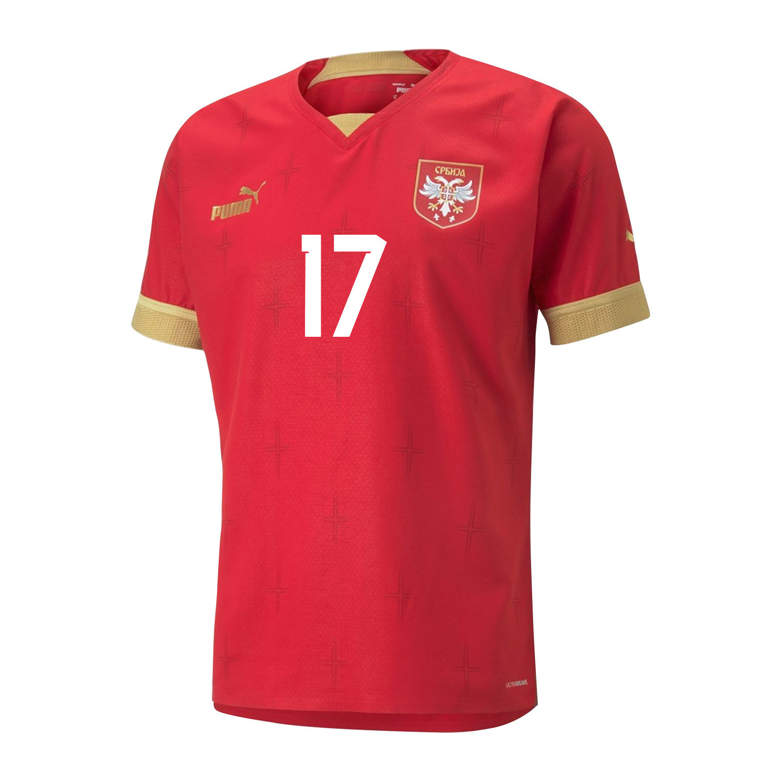Filip Kostic 17 – Serbia National Team Qatar World Cup 2022-23 Home  Soccer Jersey