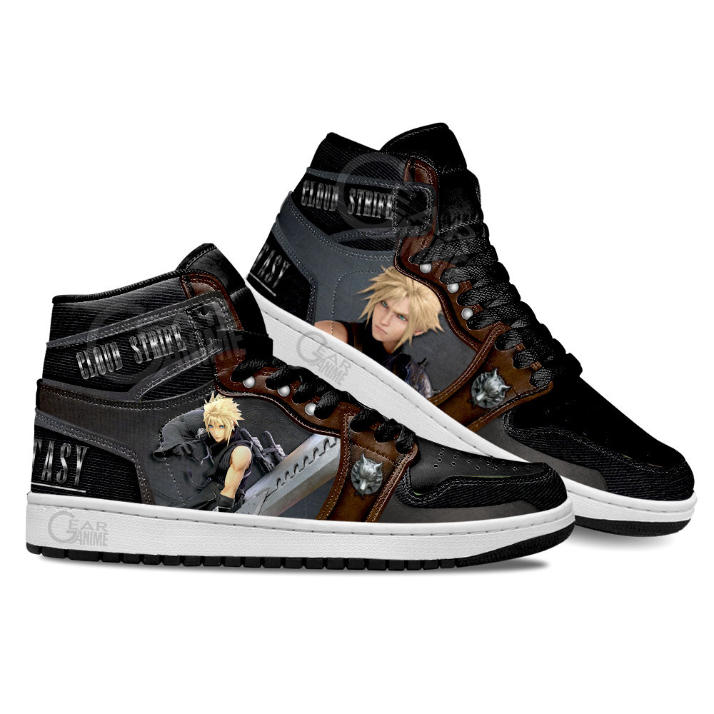 Final Fantasy Cloud Strife Shoes For Anime Fans, Air Jordan Hightop