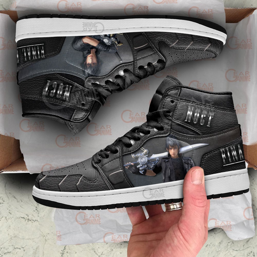 Final Fantasy Noctis Lucis Caelum Shoes For Anime Fans, Air Jordan Hightop