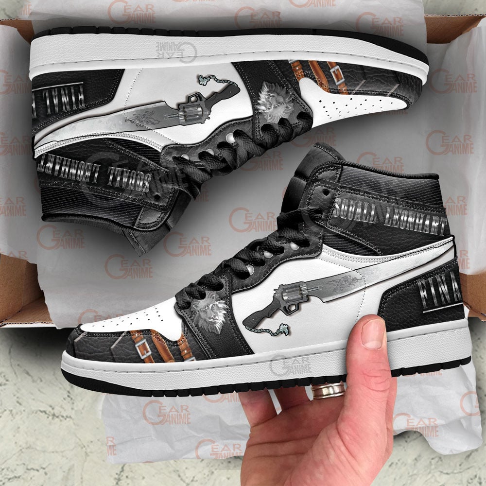 Final Fantasy Noctis Squall Leonhart Functional Gunblade Anime Shoes, Air Jordan Hightop