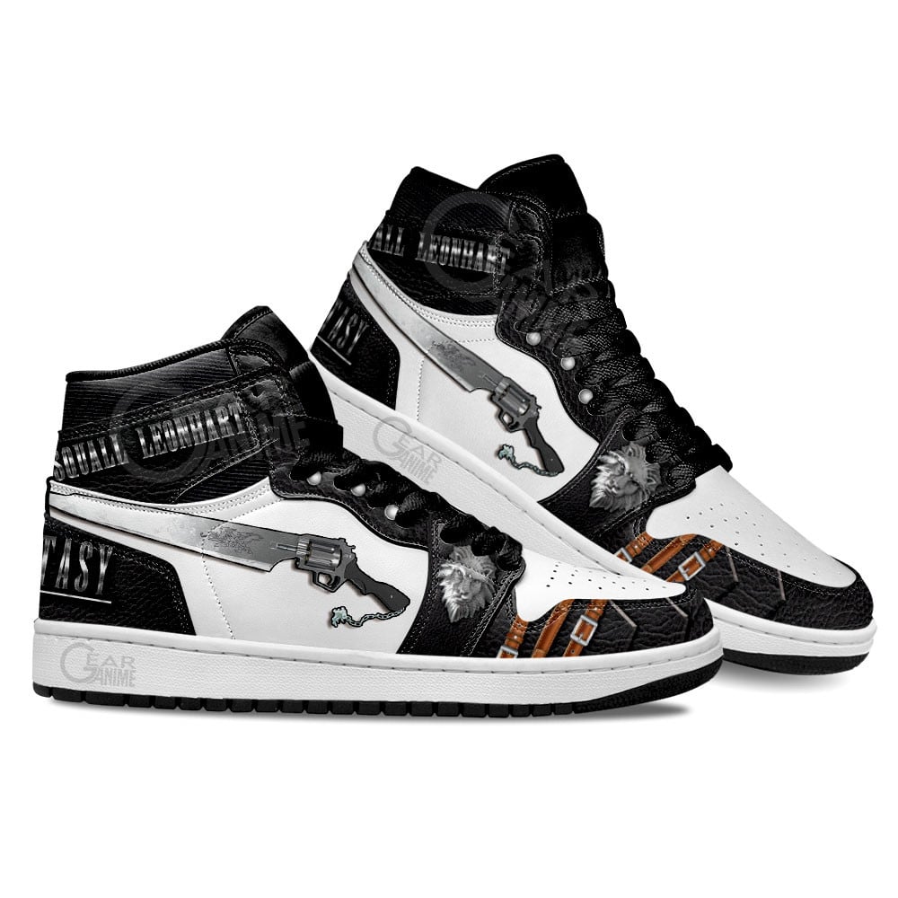 Final Fantasy Noctis Squall Leonhart Functional Gunblade Anime Shoes, Air Jordan Hightop