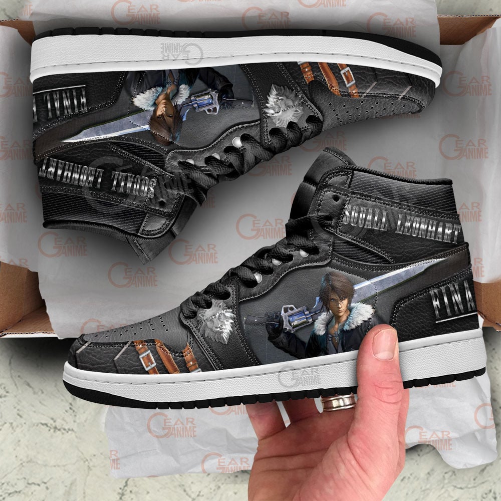 Final Fantasy Noctis Squall Leonhart Shoes For Anime Fans, Air Jordan Hightop