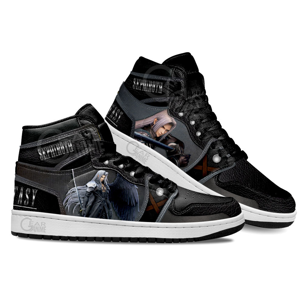 Final Fantasy Sephiroth Shoes For Anime Fans, Air Jordan Hightop