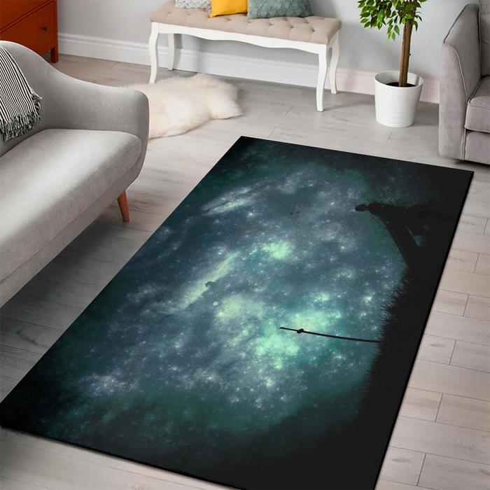 Final Fantasy The End Final Rectangle Rug – Custom Size And Printing
