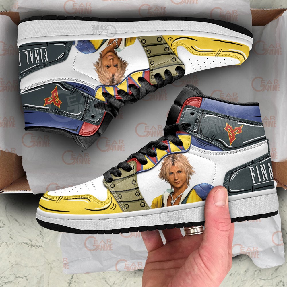 Final Fantasy Tidus Shoes For Anime Fans, Air Jordan Hightop