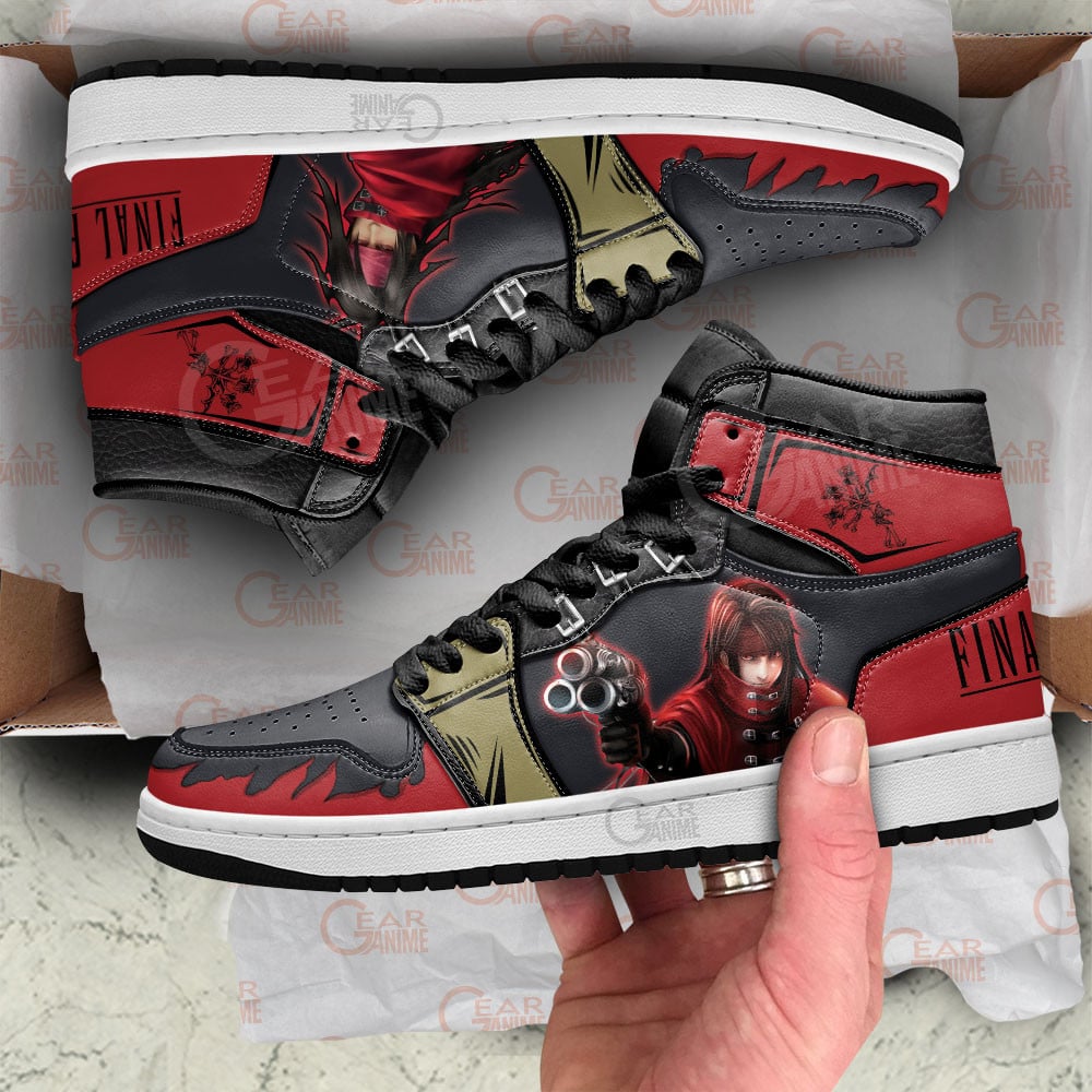 Final Fantasy Vincent Valentine Anime Shoes, Air Jordan Hightop