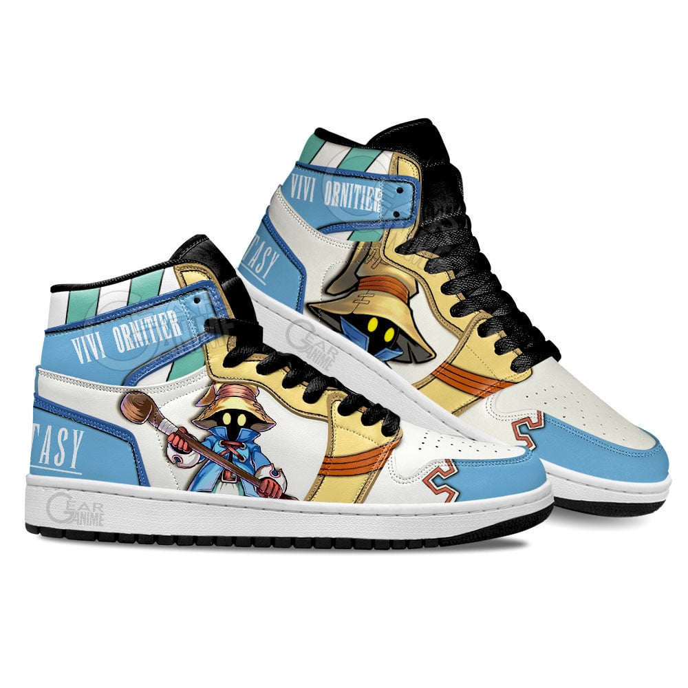 Final Fantasy Vivi Ornitier Shoes For Anime Fans, Air Jordan Hightop