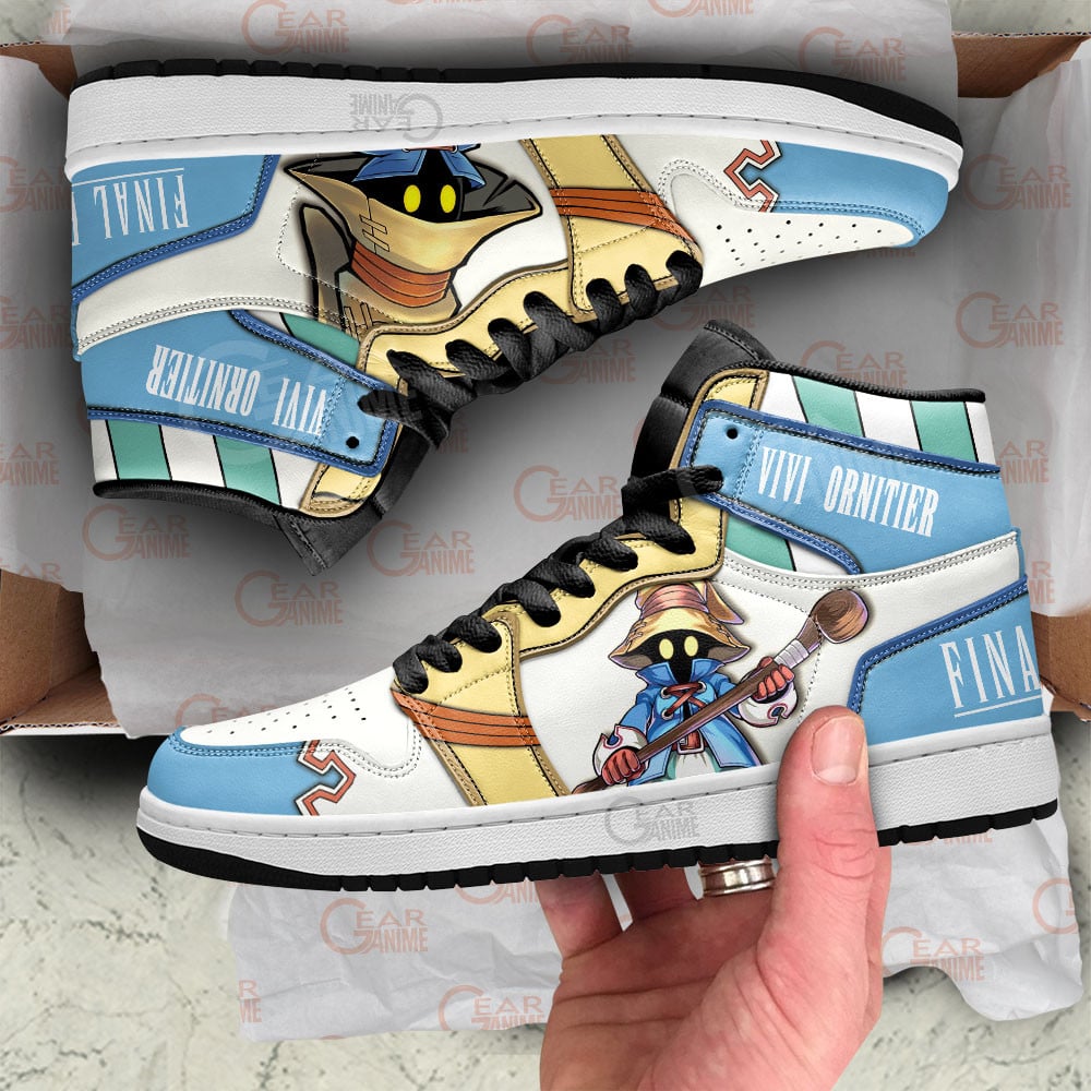 Final Fantasy Vivi Ornitier Shoes For Anime Fans, Air Jordan Hightop