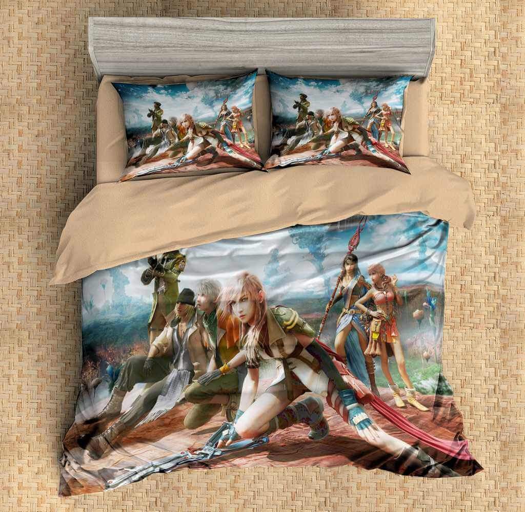 Final Fantasy X 3D Customized Duvet Cover Bedding Set