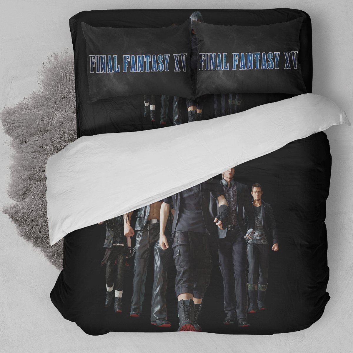 Final Fantasy Xv Duvet Cover Bedding Set