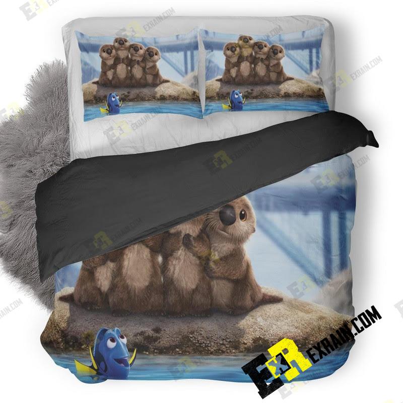 Finding Dory Animated Movieqhd 3D Customized Duvet Cover Bedding Set