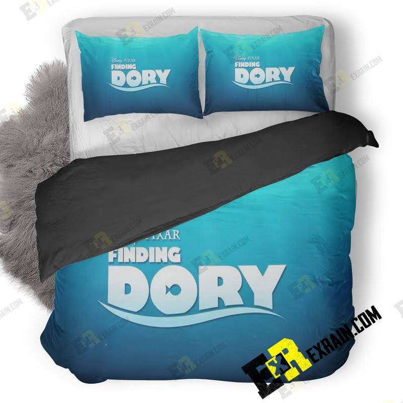 Finding Dory Poster Wallpaper 3D Customized Duvet Cover Bedding Set