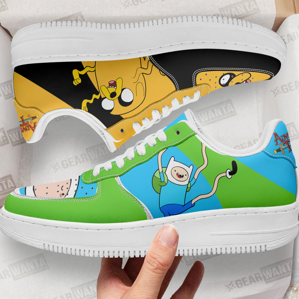Finn and Jake Air Sneakers Custom Adventure Time Shoes