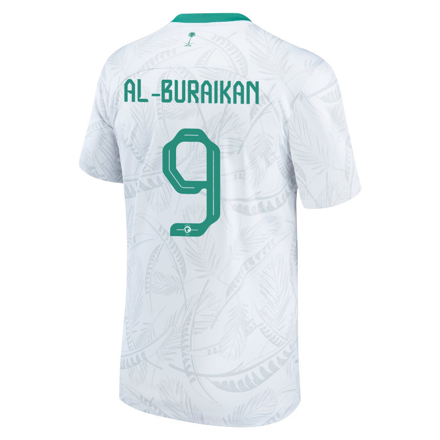Firas Al-Buraikan 9 Saudi Arabia National Team Qatar World Cup 2022-23 Home  Soccer Jersey