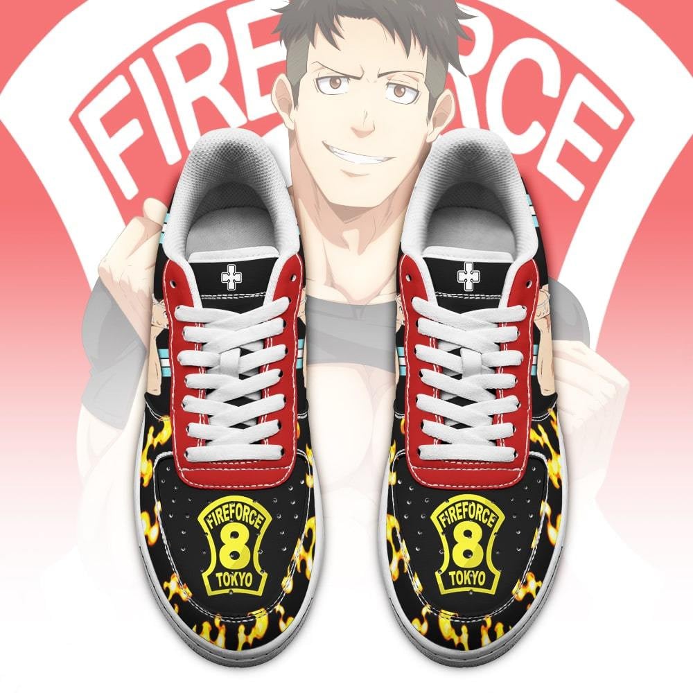 Fire Force Akitaru Obi Sneakers Costume Anime Shoes