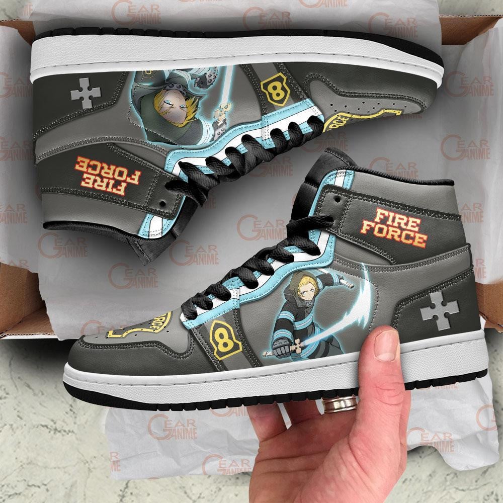 Fire Force Arthur Boyle JD1s Sneakers Anime Shoes, Air Jordan Hightop