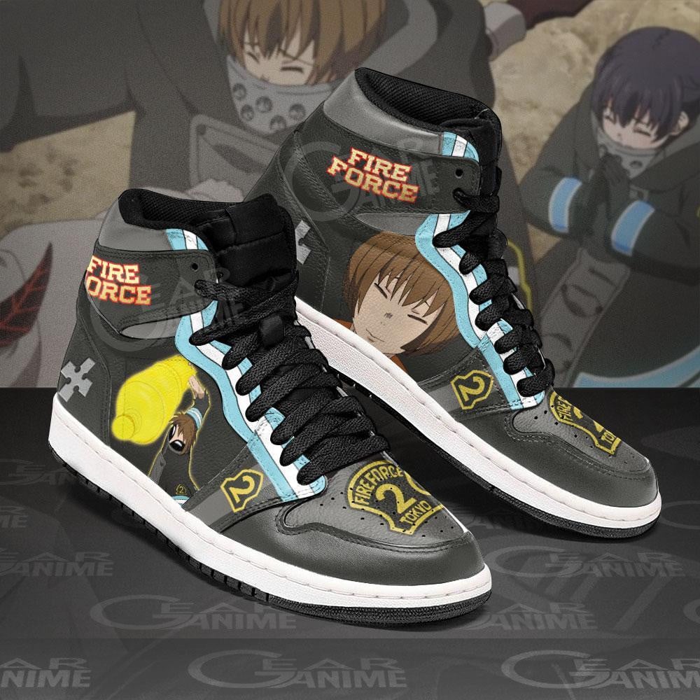 Fire Force Juggernaut JD1s Sneakers Anime Shoes, Air Jordan Hightop
