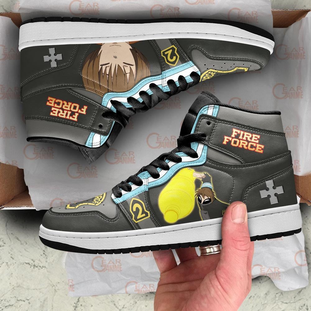 Fire Force Juggernaut JD1s Sneakers Anime Shoes, Air Jordan Hightop
