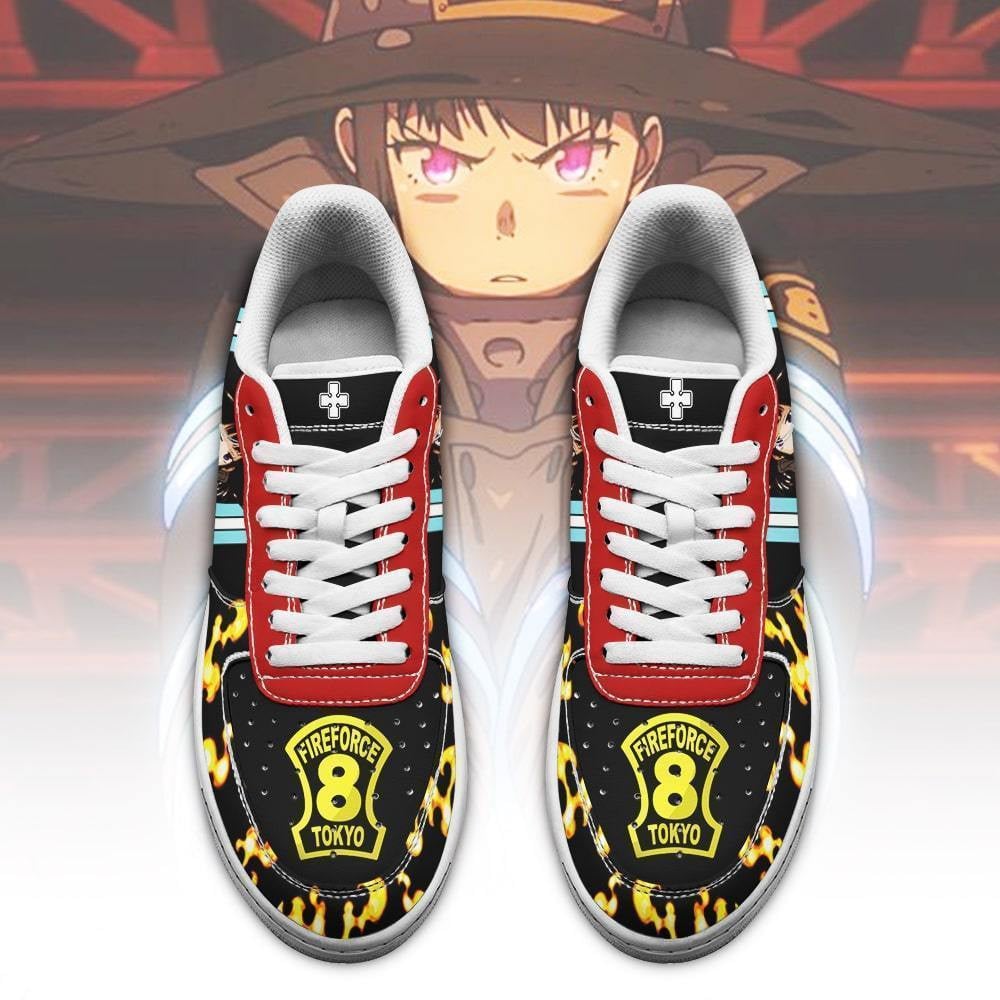 Fire Force Maki Oze Sneakers Costume Anime Shoes