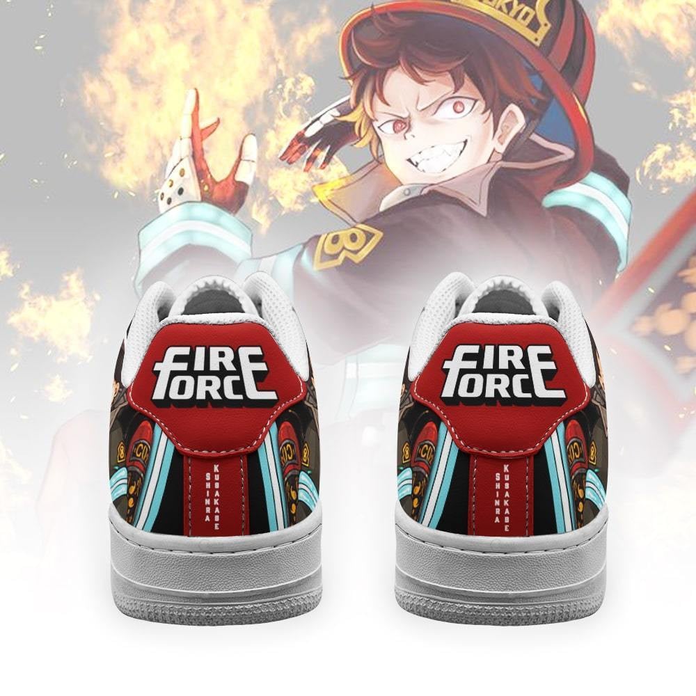 Fire Force Shinra Kusakabe Sneakers Costume Anime Shoes