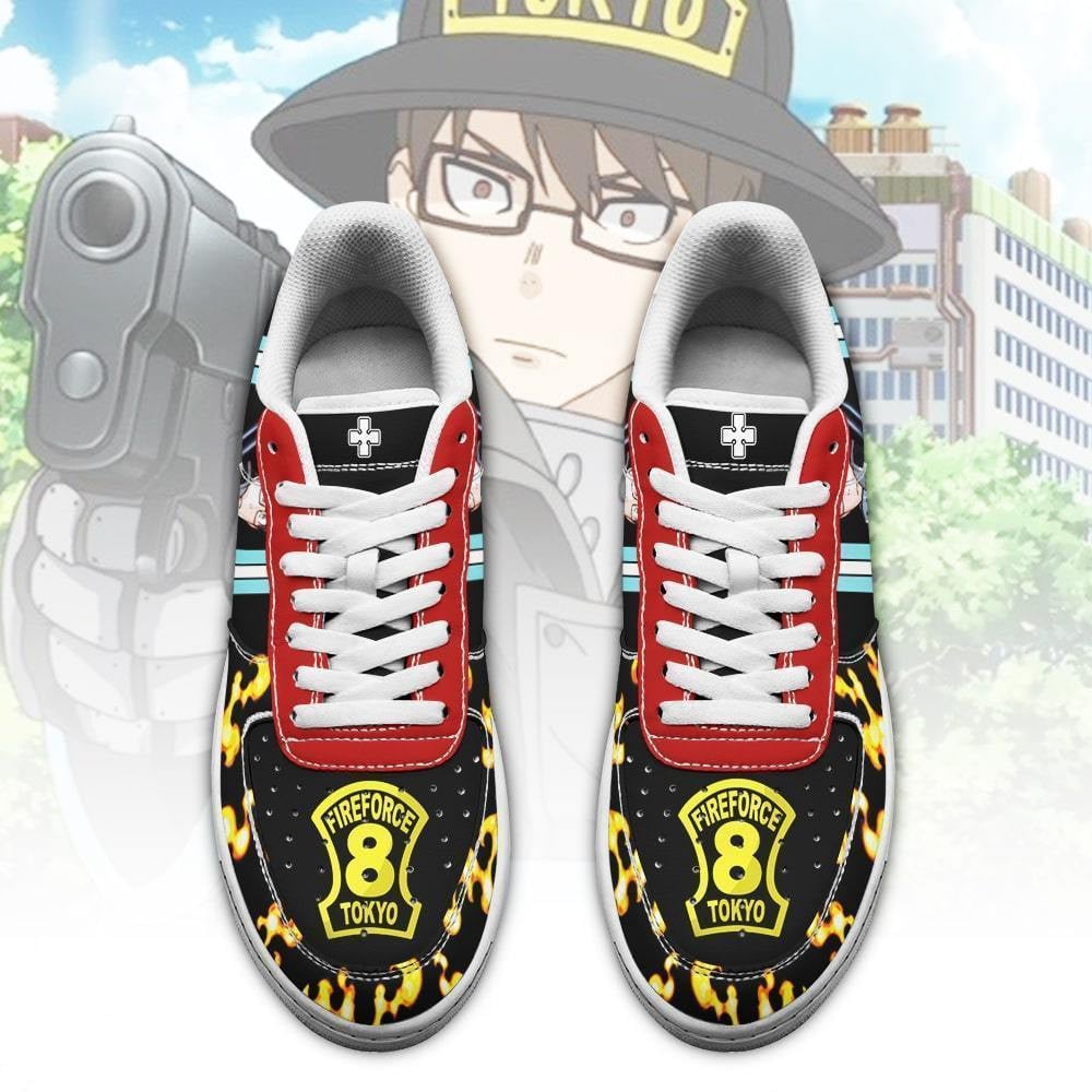 Fire Force Takehisa Hinawa Sneakers Costume Anime Shoes