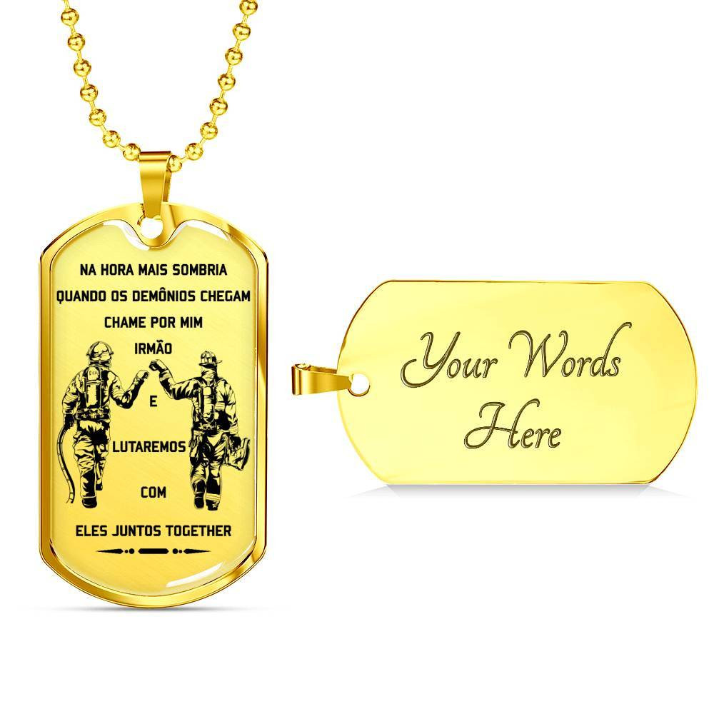 Firefighter – Call On Me Brother 2 – Portugal – Military Ball Chain